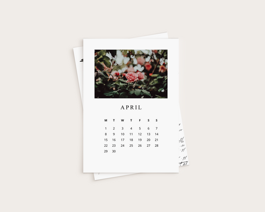 Calendar - Analog pictures - April