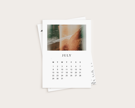 Calendar - Analog pictures - July