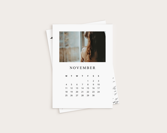Calendar - Analog pictures - November