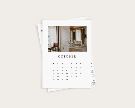 Calendar - Analog pictures - October