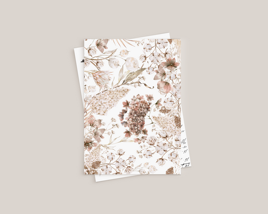 Pattern (Paper) - Boho flowers - P-011