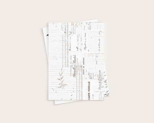 Pattern (Paper) - French Ephemera 2 - P-045