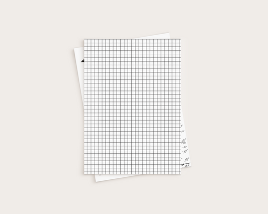 Pattern (Paper) - Black and white grid - P-071
