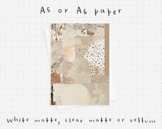 Pattern (Paper) - Brown & beige texture - P-206