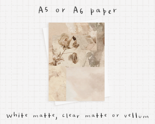 Pattern (Paper) - Brown & beige texture - P-208