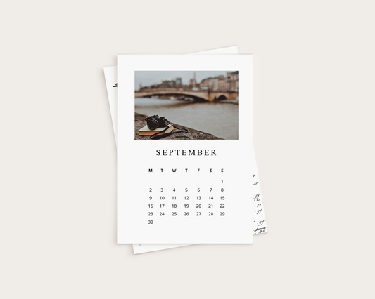 Calendar - Analog pictures - September