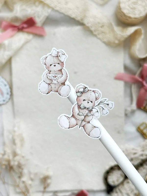 PREORDER - teddy bear mini & large sticker sheets