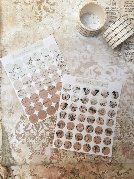 Two dots Stickers sheets