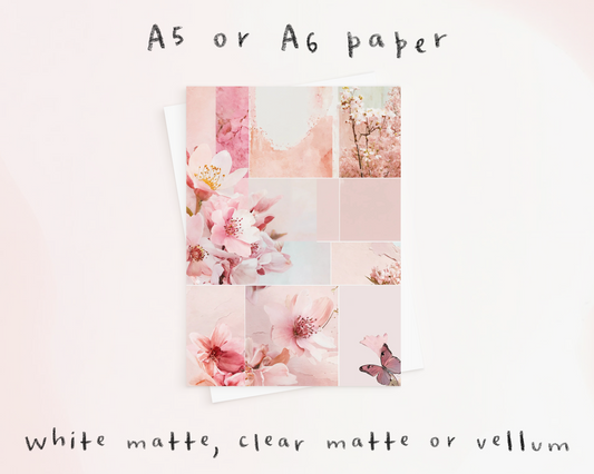 Pattern (Paper) - Pink moodboard - P-127