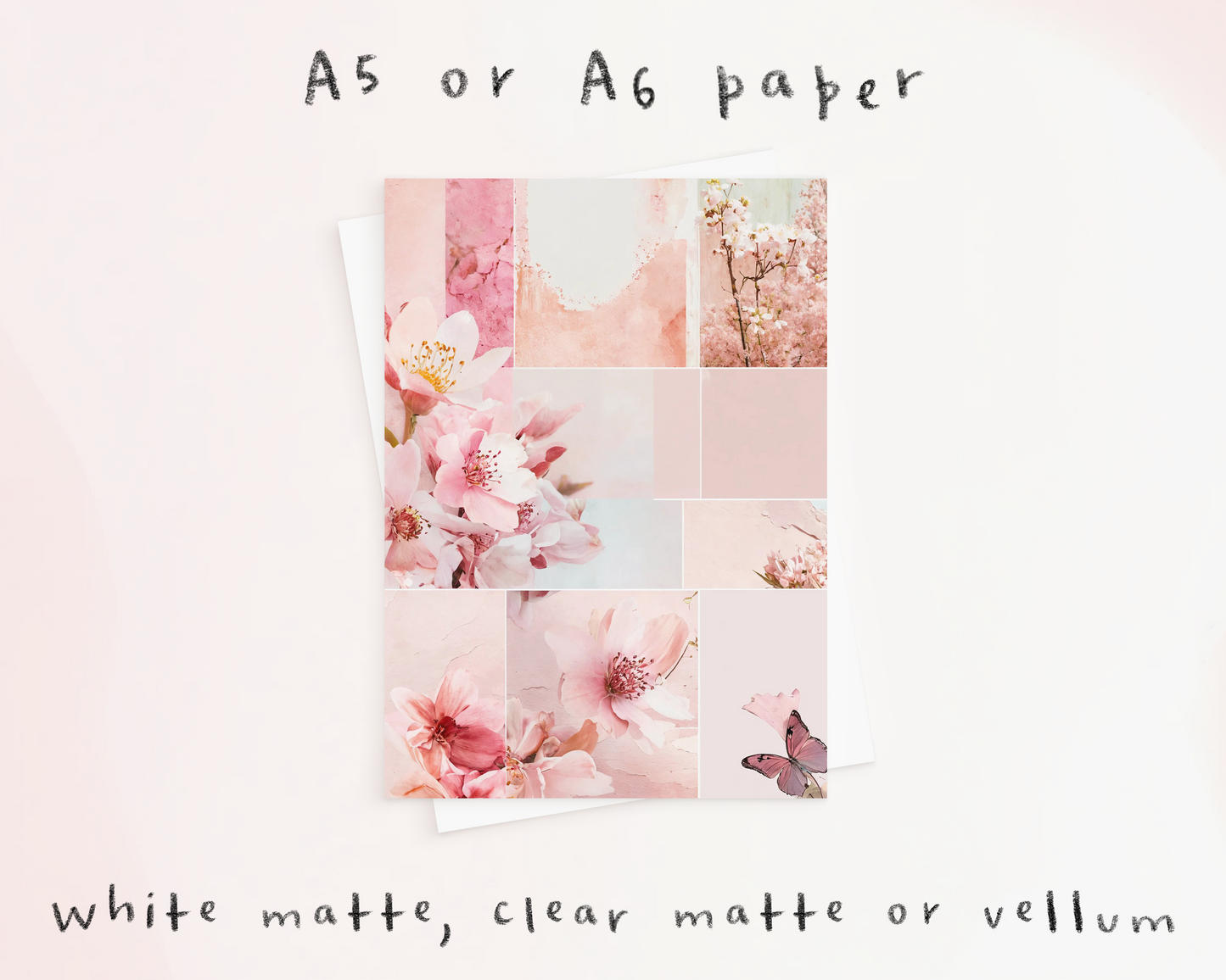 Pattern (Paper) - Pink moodboard - P-127